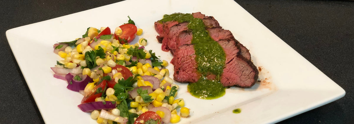 Coffee Rubbed Tri-Tip with Tequila Chimichurri – Historic BBQ